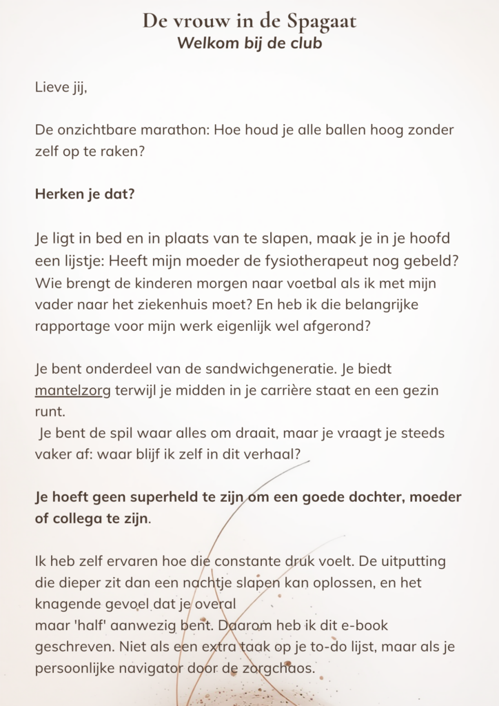 de vrouw in de spagaat (a4)